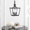 image:imageSAFAVIEH PND4089C Larton Gold 3Light LED Bulbs Included PendantOil Rub Bronze