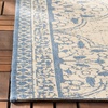 image:imageSAFAVIEH Washable Rug Outdoor Beach House Collection  53 x 76 Cream amp Beige NonShedding amp Easy to Clean Ideal for Patio Backyard Mudroom BHS174ABlueCreme