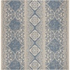 image:imageSAFAVIEH Washable Rug Outdoor Beach House Collection  53 x 76 Cream amp Beige NonShedding amp Easy to Clean Ideal for Patio Backyard Mudroom BHS174ACreamBlue