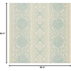 image:imageSAFAVIEH Washable Rug Outdoor Beach House Collection  53 x 76 Cream amp Beige NonShedding amp Easy to Clean Ideal for Patio Backyard Mudroom BHS174ACreamAqua