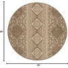 image:imageSAFAVIEH Washable Rug Outdoor Beach House Collection  53 x 76 Cream amp Beige NonShedding amp Easy to Clean Ideal for Patio Backyard Mudroom BHS174ACreamBeige