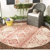 image:imageSAFAVIEH Washable Rug Outdoor Beach House Collection  53 x 76 Cream amp Beige NonShedding amp Easy to Clean Ideal for Patio Backyard Mudroom BHS174ARedCreme