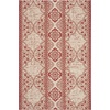 image:imageSAFAVIEH Washable Rug Outdoor Beach House Collection  53 x 76 Cream amp Beige NonShedding amp Easy to Clean Ideal for Patio Backyard Mudroom BHS174ARedCreme