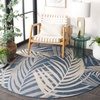 image:imageSAFAVIEH Washable Rug Outdoor Beach House Collection  8 x 10 Brown amp Ivory NonShedding amp Easy to Clean Ideal for Patio Backyard Mudroom BHS294TBlueIvory