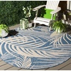 image:imageSAFAVIEH Washable Rug Outdoor Beach House Collection  8 x 10 Brown amp Ivory NonShedding amp Easy to Clean Ideal for Patio Backyard Mudroom BHS294TBlueIvory
