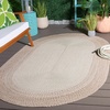 image:imageSAFAVIEH Washable Rug Outdoor Braided Collection  5 x 8 Ivory amp Beige Handmade amp Reversible NonShedding amp Easy to Clean Ideal for Patio Backyard Mudroom BRA283BIvoryBeige