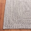 image:imageSAFAVIEH Washable Rug Outdoor Braided Collection  9 x 12 Grey amp Ivory Handmade amp Reversible NonShedding amp Easy to Clean Ideal for Patio Backyard Mudroom BRA201FGreyIvory