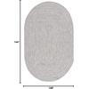 image:imageSAFAVIEH Washable Rug Outdoor Braided Collection  9 x 12 Grey amp Ivory Handmade amp Reversible NonShedding amp Easy to Clean Ideal for Patio Backyard Mudroom BRA201FGreyIvory