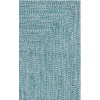 image:imageSAFAVIEH Washable Rug Outdoor Braided Collection  9 x 12 Grey amp Ivory Handmade amp Reversible NonShedding amp Easy to Clean Ideal for Patio Backyard Mudroom BRA201FTealGreen