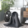 image:imageSAFAVIEH Washable Rug Outdoor Braided Collection  9 x 12 Grey amp Ivory Handmade amp Reversible NonShedding amp Easy to Clean Ideal for Patio Backyard Mudroom BRA201FBlack