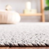 image:imageSAFAVIEH Washable Rug Outdoor Braided Collection  9 x 12 Grey amp Ivory Handmade amp Reversible NonShedding amp Easy to Clean Ideal for Patio Backyard Mudroom BRA201FGreyIvory
