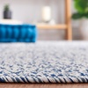 image:imageSAFAVIEH Washable Rug Outdoor Braided Collection  9 x 12 Grey amp Ivory Handmade amp Reversible NonShedding amp Easy to Clean Ideal for Patio Backyard Mudroom BRA201FDark BlueIvory