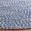 image:imageSAFAVIEH Washable Rug Outdoor Braided Collection  9 x 12 Grey amp Ivory Handmade amp Reversible NonShedding amp Easy to Clean Ideal for Patio Backyard Mudroom BRA201FDark BlueIvory