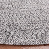 image:imageSAFAVIEH Washable Rug Outdoor Braided Collection  9 x 12 Grey amp Ivory Handmade amp Reversible NonShedding amp Easy to Clean Ideal for Patio Backyard Mudroom BRA201FGreyIvory