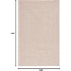 image:imageSAFAVIEH Washable Rug Outdoor Braided Collection  9 x 12 Grey amp Ivory Handmade amp Reversible NonShedding amp Easy to Clean Ideal for Patio Backyard Mudroom BRA201FNatural