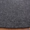 image:imageSAFAVIEH Washable Rug Outdoor Braided Collection  9 x 12 Grey amp Ivory Handmade amp Reversible NonShedding amp Easy to Clean Ideal for Patio Backyard Mudroom BRA201FBlack