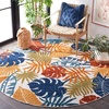 image:imageSAFAVIEH Washable Rug Outdoor Cabana Collection  10 x 14 Cream amp Red NonShedding amp Easy to Clean Ideal for Patio Backyard Deck Mudroom CBN831ACremeRed