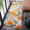 image:imageSAFAVIEH Washable Rug Outdoor Cabana Collection  53 x 77 Grey amp Blue NonShedding amp Easy to Clean Ideal for Patio Backyard Mudroom CBN391FIvoryOrange
