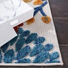 image:imageSAFAVIEH Washable Rug Outdoor Cabana Collection  8 x 10 Cream amp Red NonShedding amp Easy to Clean Ideal for Patio Backyard Mudroom CBN832ACremeRed