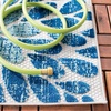 image:imageSAFAVIEH Washable Rug Outdoor Cabana Collection  8 x 10 Cream amp Red NonShedding amp Easy to Clean Ideal for Patio Backyard Mudroom CBN832AGreyBlue