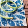 image:imageSAFAVIEH Washable Rug Outdoor Cabana Collection  8 x 10 Cream amp Red NonShedding amp Easy to Clean Ideal for Patio Backyard Mudroom CBN832AGreyBlue
