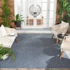 image:imageSAFAVIEH Washable Rug Outdoor Courtyard Collection  10 x 14 Natural amp Cream NonShedding amp Easy Cleaning Ideal for Patio Backyard Mudroom CY852103012NavyGrey
