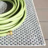 image:imageSAFAVIEH Washable Rug Outdoor Courtyard Collection  10 x 14 Natural amp Cream NonShedding amp Easy Cleaning Ideal for Patio Backyard Mudroom CY852103012GreyNavy