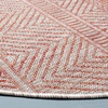 image:imageSAFAVIEH Washable Rug Outdoor Courtyard Collection  53 x 77 Grey amp Teal NonShedding amp Easy Cleaning Ideal for Patio Backyard Mudroom CY819637212BeigeRust