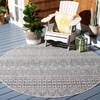 image:imageSAFAVIEH Washable Rug Outdoor Courtyard Collection  53 x 77 Grey amp Teal NonShedding amp Easy Cleaning Ideal for Patio Backyard Mudroom CY819637212BlackGrey