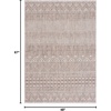 image:imageSAFAVIEH Washable Rug Outdoor Courtyard Collection  53 x 77 Grey amp Teal NonShedding amp Easy Cleaning Ideal for Patio Backyard Mudroom CY819637212GreyBrown