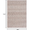 image:imageSAFAVIEH Washable Rug Outdoor Courtyard Collection  53 x 77 Grey amp Teal NonShedding amp Easy Cleaning Ideal for Patio Backyard Mudroom CY819637212GreyBrown