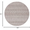 image:imageSAFAVIEH Washable Rug Outdoor Courtyard Collection  53 x 77 Grey amp Teal NonShedding amp Easy Cleaning Ideal for Patio Backyard Mudroom CY819637212GreyBrown