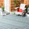 image:imageSAFAVIEH Washable Rug Outdoor Courtyard Collection  53 x 77 Grey amp Teal NonShedding amp Easy Cleaning Ideal for Patio Backyard Mudroom CY819637212GreyTeal