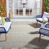 image:imageSAFAVIEH Washable Rug Outdoor Courtyard Collection  53 x 77 Grey amp Teal NonShedding amp Easy Cleaning Ideal for Patio Backyard Mudroom CY819637212GreyOlive Green