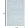 image:imageSAFAVIEH Washable Rug Outdoor Courtyard Collection  53 x 77 Grey amp Teal NonShedding amp Easy Cleaning Ideal for Patio Backyard Mudroom CY819637212Light GreyAqua