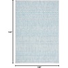 image:imageSAFAVIEH Washable Rug Outdoor Courtyard Collection  53 x 77 Grey amp Teal NonShedding amp Easy Cleaning Ideal for Patio Backyard Mudroom CY819637212Light GreyAqua
