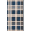 image:imageSAFAVIEH Washable Rug Outdoor Courtyard Collection  6 x 8 Beige amp Blue Plaid Pattern NonShedding amp Easy Cleaning Ideal for Patio Entryway Mudroom Hallway Kitchen CY6201233NavyBeige