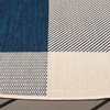 image:imageSAFAVIEH Washable Rug Outdoor Courtyard Collection  6 x 8 Beige amp Blue Plaid Pattern NonShedding amp Easy Cleaning Ideal for Patio Entryway Mudroom Hallway Kitchen CY6201233NavyBeige