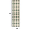 image:imageSAFAVIEH Washable Rug Outdoor Courtyard Collection  6 x 8 Beige amp Blue Plaid Pattern NonShedding amp Easy Cleaning Ideal for Patio Entryway Mudroom Hallway Kitchen CY6201233GreenBeige