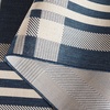 image:imageSAFAVIEH Washable Rug Outdoor Courtyard Collection  6 x 8 Beige amp Blue Plaid Pattern NonShedding amp Easy Cleaning Ideal for Patio Entryway Mudroom Hallway Kitchen CY6201233NavyBeige