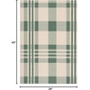 image:imageSAFAVIEH Washable Rug Outdoor Courtyard Collection  6 x 8 Beige amp Blue Plaid Pattern NonShedding amp Easy Cleaning Ideal for Patio Entryway Mudroom Hallway Kitchen CY6201233GreenBeige