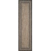 image:imageSAFAVIEH Washable Rug Outdoor Courtyard Collection  710 Round Light Grey amp Black NonShedding amp Easy Cleaning Ideal for Patio Backyard Mudroom CY847537612NaturalBlack