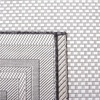 image:imageSAFAVIEH Washable Rug Outdoor Courtyard Collection  710 Round Light Grey amp Black NonShedding amp Easy Cleaning Ideal for Patio Backyard Mudroom CY847537612IvoryBlack