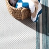 image:imageSAFAVIEH Washable Rug Outdoor Courtyard Collection  710 Round Light Grey amp Black NonShedding amp Easy Cleaning Ideal for Patio Backyard Mudroom CY847537612IvoryTeal