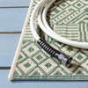 image:imageSAFAVIEH Washable Rug Outdoor Courtyard Collection  8 x 10 Beige amp Red NonShedding amp Easy Cleaning Ideal for Patio Backyard Mudroom DIning Space CY623523812Dark GreenBeige