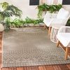 image:imageSAFAVIEH Washable Rug Outdoor Courtyard Collection  8 x 10 Beige amp Red NonShedding amp Easy Cleaning Ideal for Patio Backyard Mudroom DIning Space CY623523812BeigeBlack