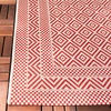 image:imageSAFAVIEH Washable Rug Outdoor Courtyard Collection  8 x 10 Beige amp Red NonShedding amp Easy Cleaning Ideal for Patio Backyard Mudroom DIning Space CY623523812BeigeRed
