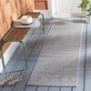 image:imageSAFAVIEH Washable Rug Outdoor Courtyard Collection  8 x 10 Beige amp Red NonShedding amp Easy Cleaning Ideal for Patio Backyard Mudroom DIning Space CY623523812BrownGrey