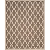 image:imageSAFAVIEH Washable Rug Outdoor Courtyard Collection  8 x 10 Dark Beige amp Beige NonShedding amp Easy Cleaning Ideal for Patio Backyard Mudroom CYS2652079