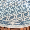 image:imageSAFAVIEH Washable Rug Outdoor Courtyard Collection  9 x 12 Black amp Natural NonShedding amp Easy Cleaning Ideal for Patio Backyard Mudroom CY853137321NavyGrey